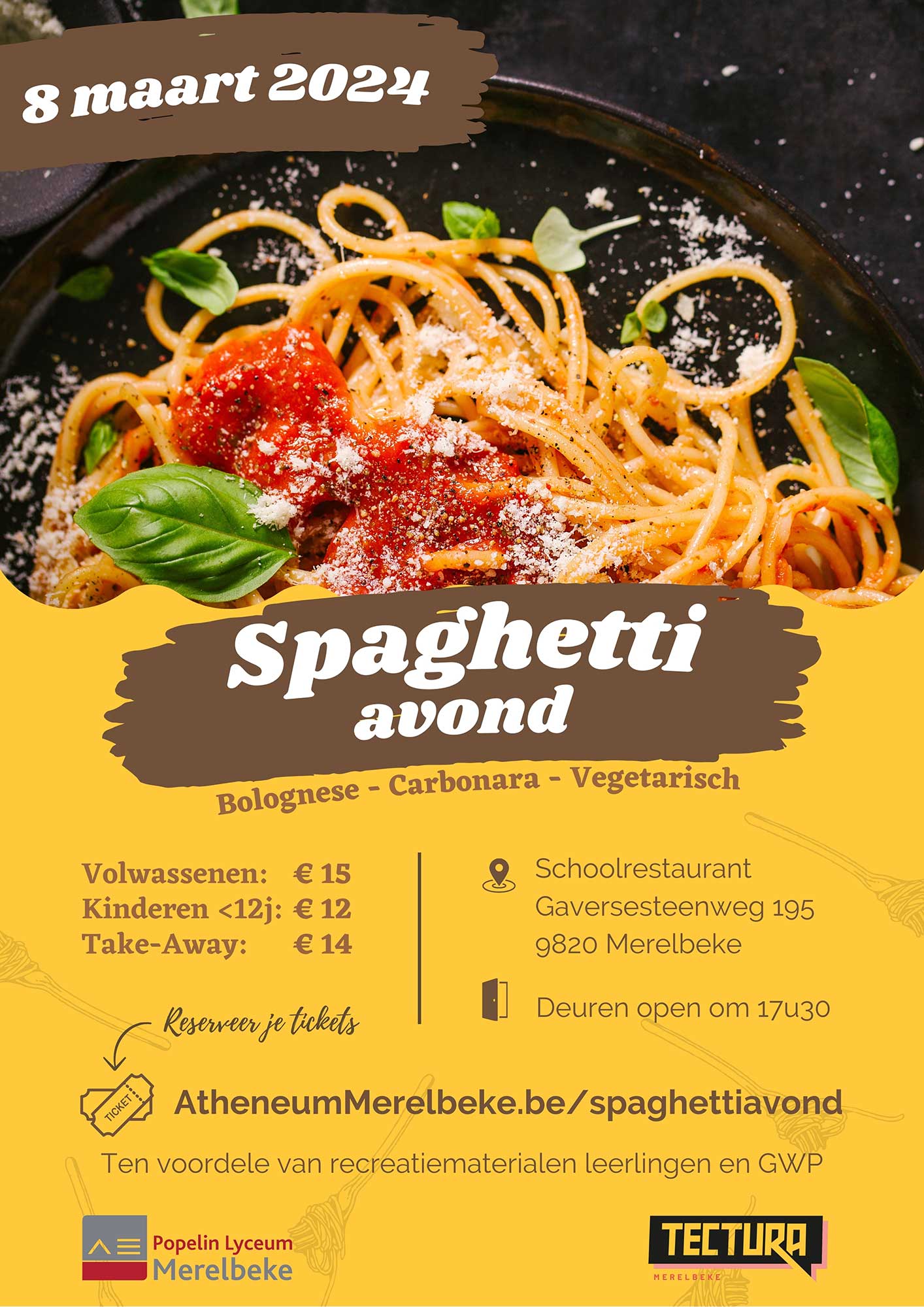 Spaghettiavond 8 maart